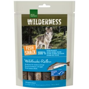 Hundefutter REAL NATURE WILDERNESS Fish Snack 70g Glacier Bay, Glacier Bay (Wildlachs-Rollen)