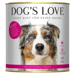 Hundefutter DOG’S LOVE Adult Pferd 6×800 g