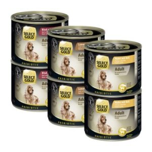 Hundefutter SELECT GOLD Sensitive Adult Mixpaket 6x200g Mixpaket 1