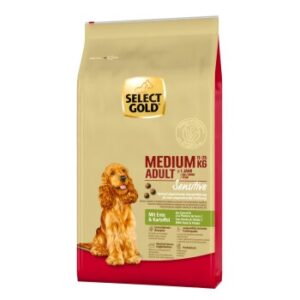 Hundefutter SELECT GOLD Sensitive Adult Medium Ente – Hochwertiges Hundefutter für empfindliche Hunde