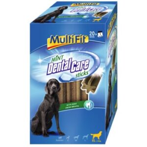 Hundefutter MultiFit Mint DentalCare sticks Multipack XL, 20x