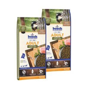 Hundefutter bosch High Premium Concept Adult Geflügel & Hirse 2×15 kg