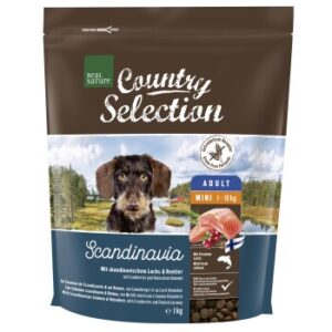 Hundefutter REAL NATURE Country Selection Mini Adult Scandinavia 1 kg – Hochwertiges Hundefutter für gesunde Ernährung