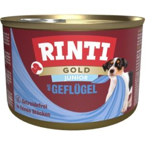 Hundefutter RINTI Gold Junior Gefl?gel 12×185 g