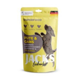 Hundefutter JACKS Splitter Soft Pute & Gans 90 g