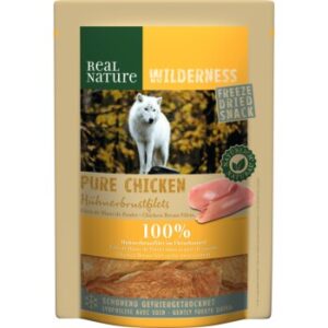 Hundefutter REAL NATURE WILDERNESS Gefriergetrocknete Snacks 100g Pure Chicken