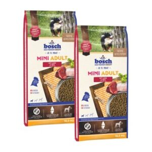 Hundefutter bosch Mini Adult Lamm & Reis 2×15 kg