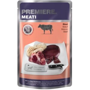 Hundefutter PREMIERE Meati Pouch Adult 5x500g Rind