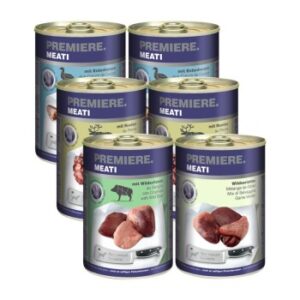 Hundefutter PREMIERE Meati Mixpaket 6x400g Mixpaket 4