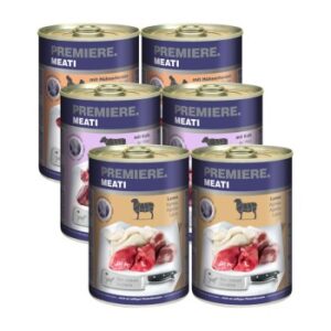 Hundefutter PREMIERE Meati Mixpaket 6x400g Mixpaket 2