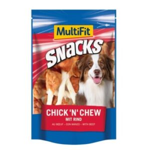 Hundefutter MultiFit Snacks Chick’n chew 2x100g