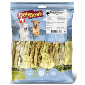 Hundefutter DeliBest Light Straussehnen gross 500g