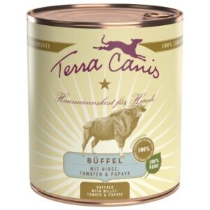 Hundefutter Terra Canis Classic Adult 6x800g B?ffel mit Hirse, Tomaten & Papaya