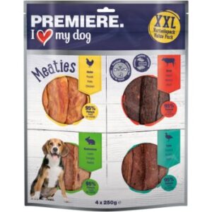 Hundefutter PREMIERE Pure Meaties XXL Mix 4x250g