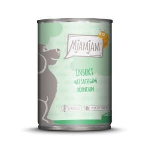 Hundefutter MjAMjAM Adult Insekt mit saftigem H?hnchen 6×400 g