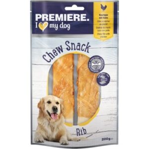 Hundefutter PREMIERE Chew It Kauknochen mit Hühnchenbrust 200g