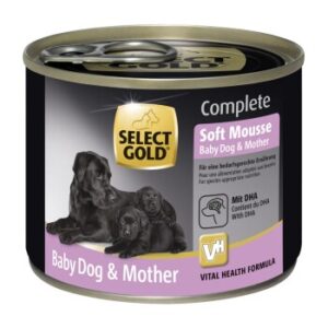 Hundefutter SELECT GOLD Complete Soft Mousse Baby & Mother 6x180g