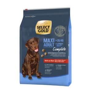 Hundefutter SELECT GOLD Complete Maxi Adult Rind 4 kg