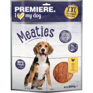 Hundefutter PREMIERE Pure Meaties Huhn XXL 4x250g Vorteilspack