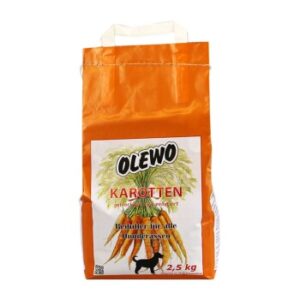 Hundefutter OLEWO Karotten Pellets für Hunde 2.5 kg