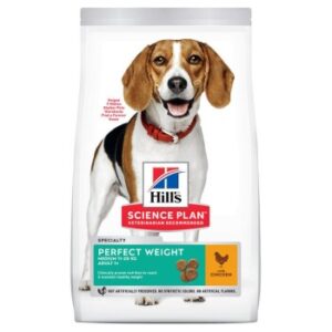 Hundefutter Hill’s Science Plan Perfect Weight Adult Medium Huhn 12 kg