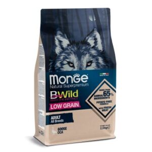 Hundefutter Monge Adult BWild Low Grain Gans 2.5 kg