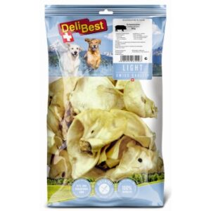 Hundefutter DeliBest Light Schweineohren 500g