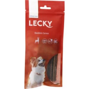 Hundefutter Lecky Dentinis Zahnpflege Sticks 2x5Stk. Hirsch