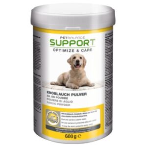 Hundefutter PetBalance Support Knoblauch Pulver 600g