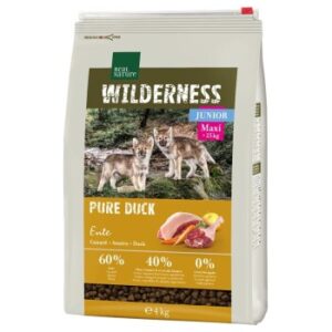 Hundefutter REAL NATURE WILDERNESS Maxi Junior Pure Duck 4 kg