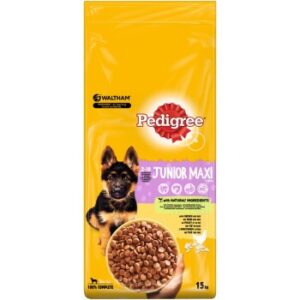 Hundefutter Pedigree Junio Maxi Huhn und Reis 2×15 kg