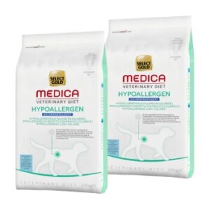 Hundefutter SELECT GOLD Medica Hypoallergen kalorienreduziert Lachs 2×10 kg