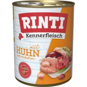 Hundefutter RINTI Kennerfleisch Huhn 24×800 g