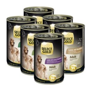 Hundefutter SELECT GOLD Sensitive Adult Mixpaket 6x400g – Hochwertiges Futter für empfindliche Hunde