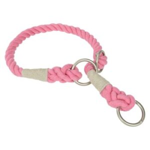 Halsbänder & Geschirre Naturally Good Tau-Halsband pink S