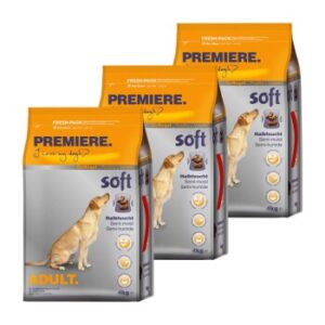 Hundefutter PREMIERE Soft Geflügel 3×4 kg