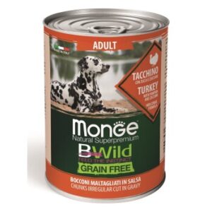 Hundefutter Monge Adult 24x400g Truthahn