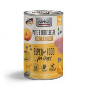 Hundefutter MAC’s 6x800g Pute & Heidelbeeren