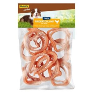 Hundefutter MultiFit native Rinderschlund Huhn 8×50 g