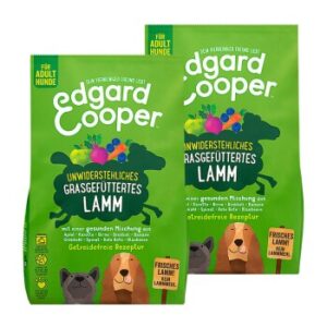 Hundefutter Edgard & Cooper Unwiderstehliches Grasgefüttertes Lamm Adult 2×12 kg