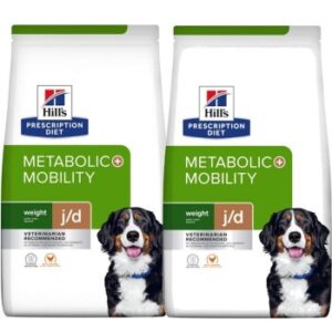 Hundefutter Hill’s Prescription Diet Metabolic + Mobility 2×12 kg