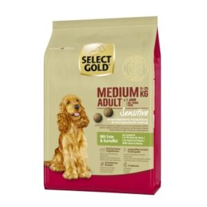 Hundefutter SELECT GOLD Sensitive Adult Medium Ente & Kartoffel 1 kg