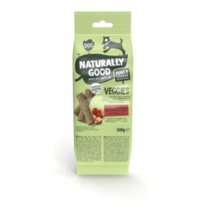 Hundefutter Naturally Good Veggies Obstriegel 4 St. 100g Erdbeere