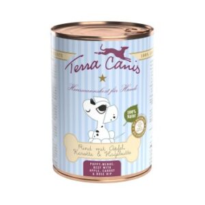 Hundefutter Terra Canis Welpe 6x400g Rind mit Apfel, Karotte & Hagebutte