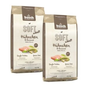 Hundefutter bosch Soft Hühnchen & Banane 2×12.5 kg