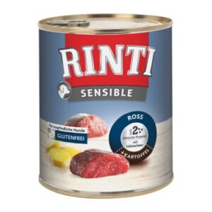 Hundefutter RINTI Sensible Ross & H?hnerleber 12×800 g