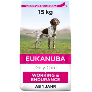 Hundefutter EUKANUBA Premium Working & Endurance Huhn 15 kg