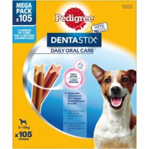 Hundefutter Pedigree Dentastix Daily Oral Care Megapack 105Stk für kleine Hunde