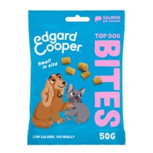 Hundefutter Edgard & Cooper Bites Lachs & Huhn 50 g