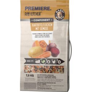 Hundefutter PREMIERE RAW KITCHEN Kartoffelflocken mit Gemüse 7.5 kg